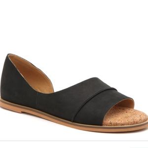 Lucky Brand Fentin II Leather Flats Sandals 7